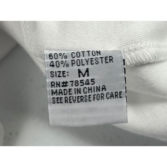 Speculation Women's Top White Long Sleeve Mock Neck Cotton Pullover Sweater M - Picture 3 of 5